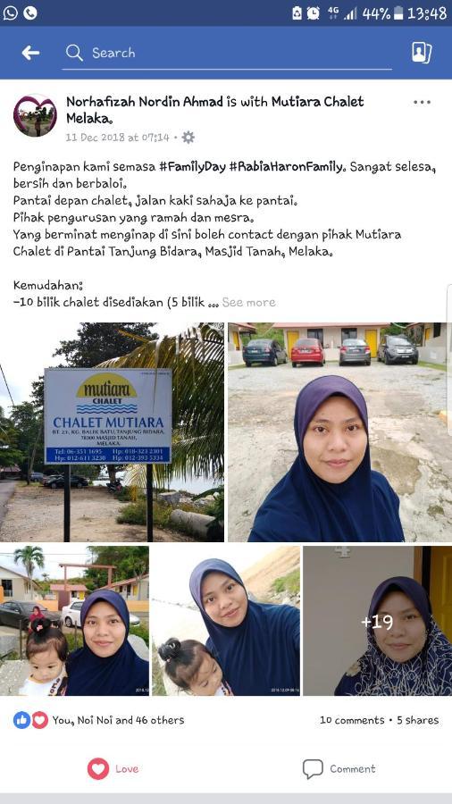 Mutiara Chalet Malacca Exteriör bild